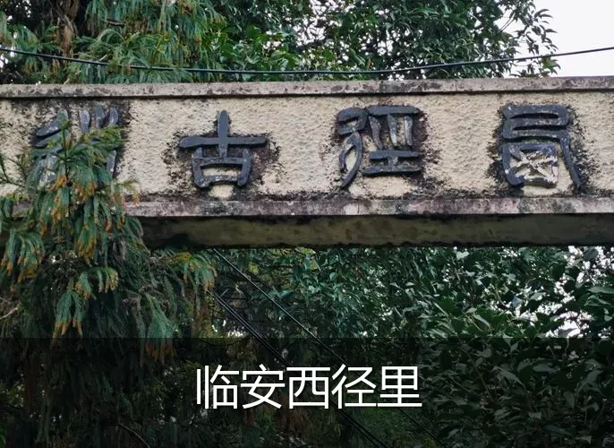 临安西径里